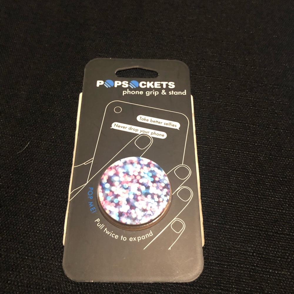 PopSocket Phone Grip & Stand - Blue Pink White Confetti